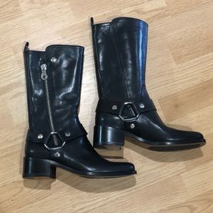 frye modern harness tall boot